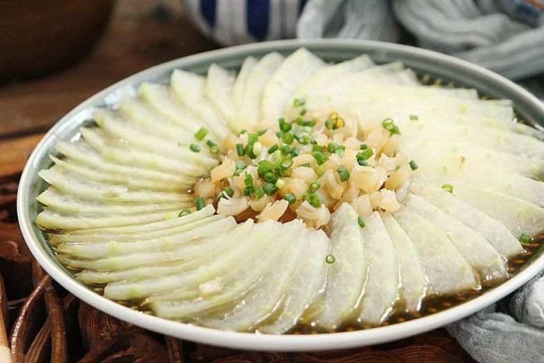 Món bí đao hấp sò điệp