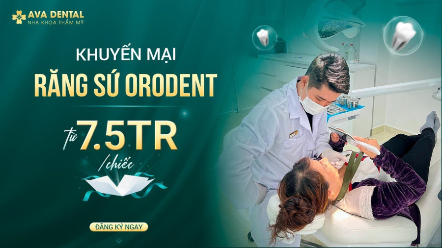 Chương trình khuyến mại của nha khoa AVA Dental