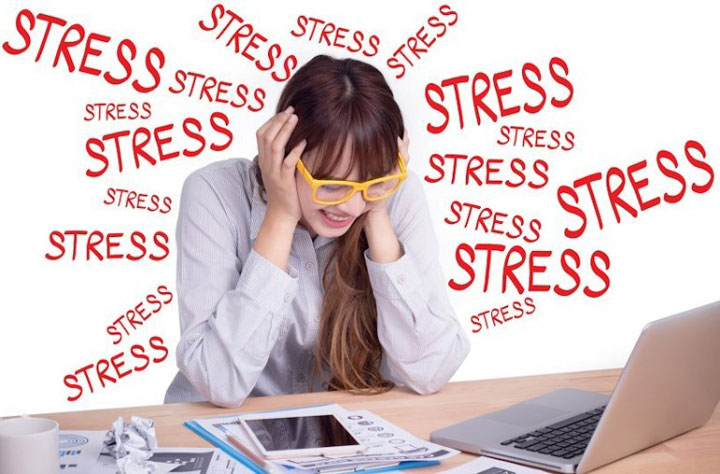 stress hai suc khoe sac dep