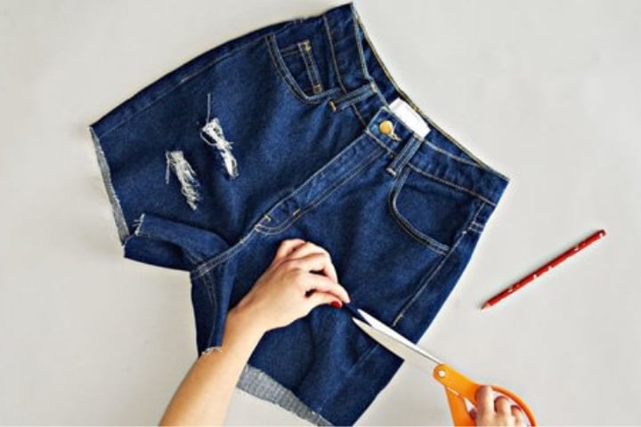 cat thanh jean short