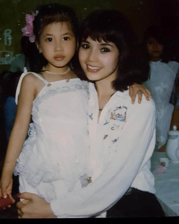 lan huong va con gai