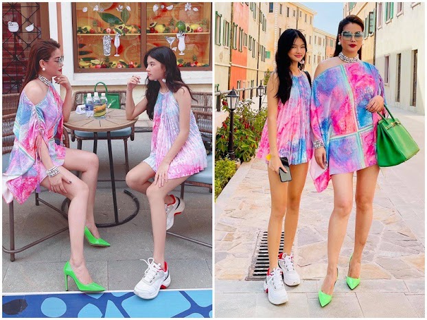 truong ngoc anh va con gai bao tien