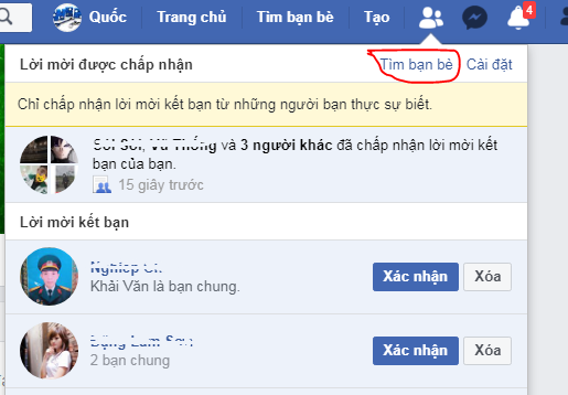 3 doi tuong gui loi moi ket ban facebook xoa ngay