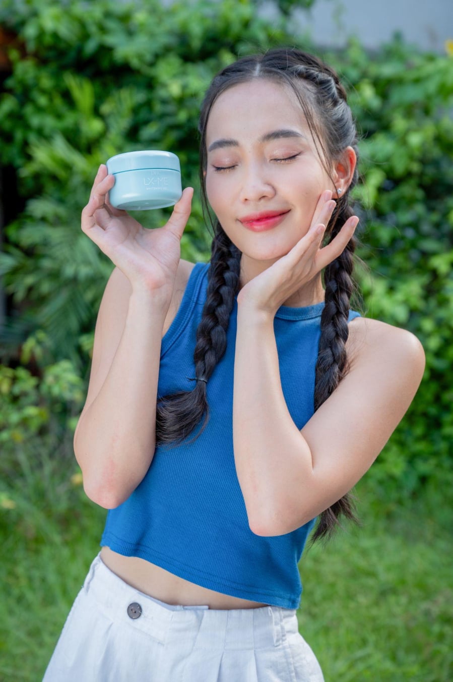 Làn da căng bóng, ẩm mượt sau một thời gian sử dụng DHC Lx-me Whitening