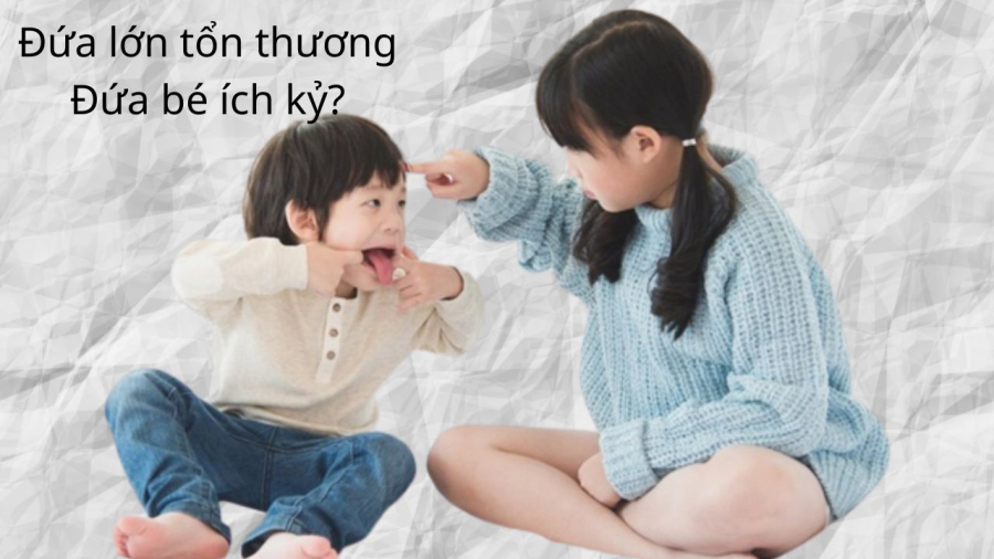 dua lon ton thuong vi nhuong nhin