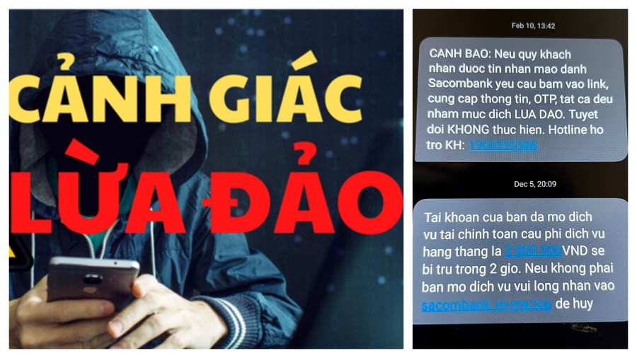 2 tin nhan mao danh ngan hang nguoi dan nen xoa ngay keo mat tien oan