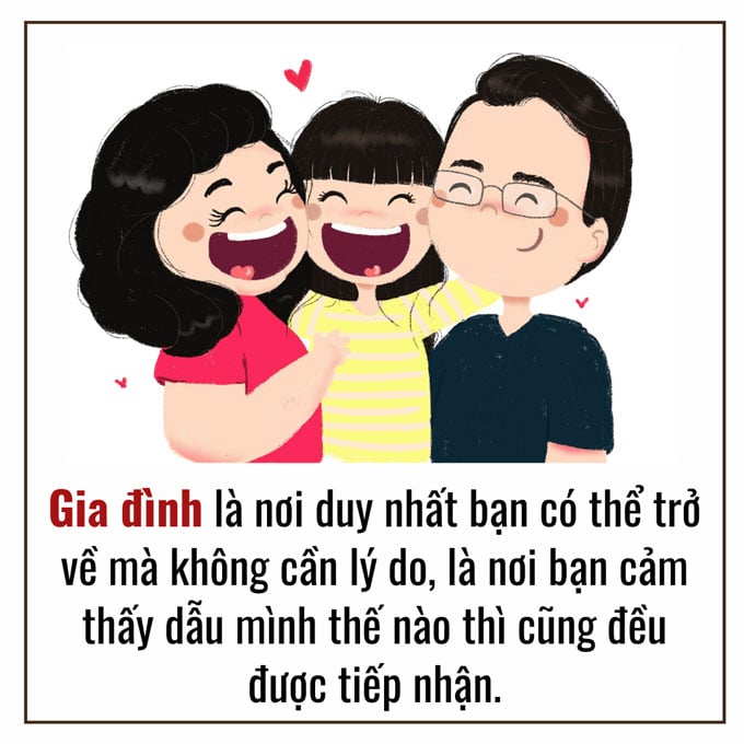 gia dinh là noi duy nhat