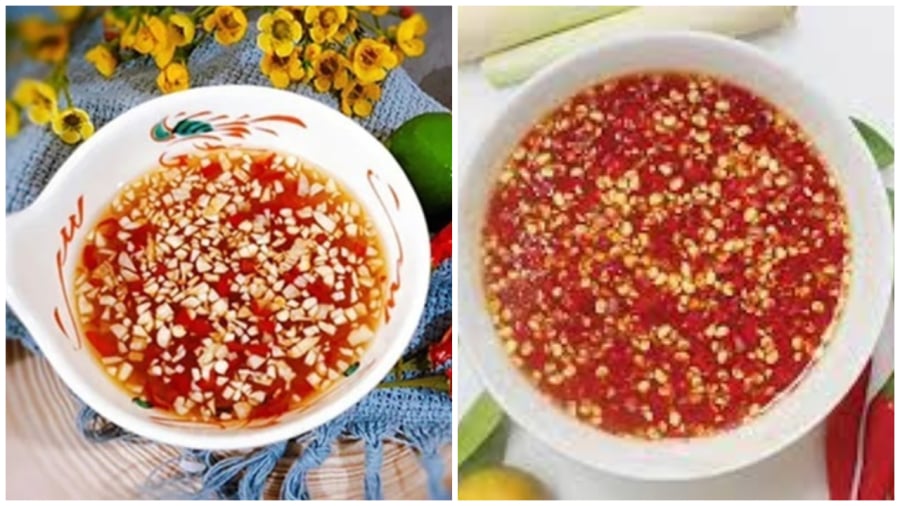 cach pha nuoc mam toi ot noi len dep mat