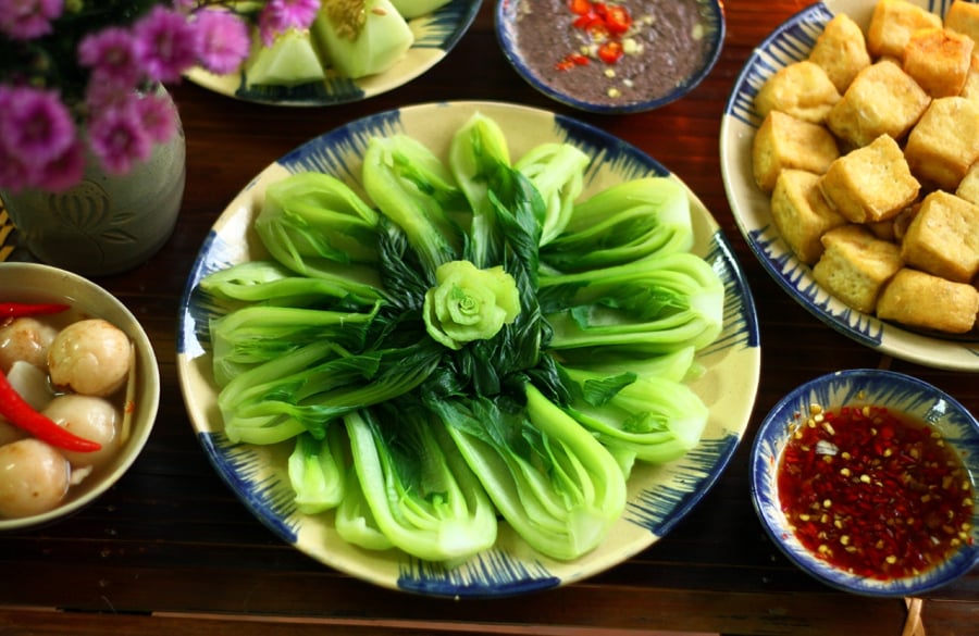rau luoc