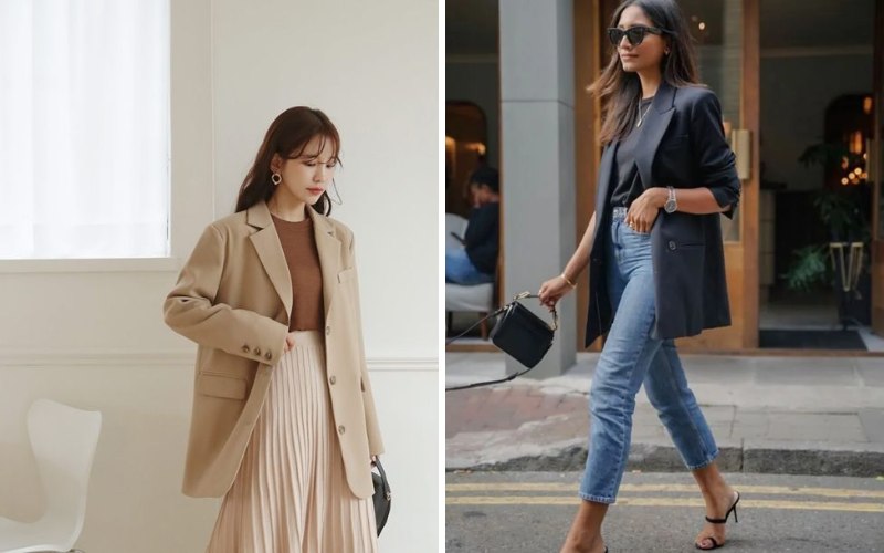 Áo khoác blazer nữ là một trong những item không thể thiếu trong tủ đồ của các cô nàng tín đồ thời trang.