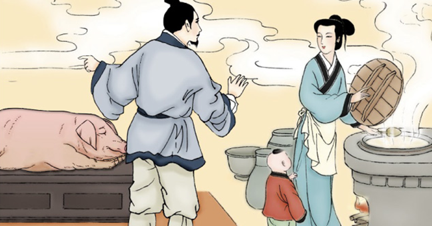  Cha mẹ trước hết cần tự đặt tiêu chuẩn cao cho bản thân, có như vậy mới có thể giáo dục con lễ nghĩa.
