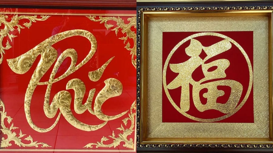Chữ phúc mang lại may mắn