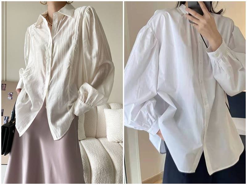 Áo sơ mi nữ form rộng dáng dài cá tính, nhẹ nhàng 