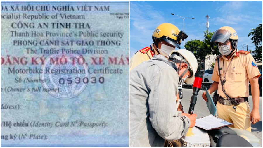Những loại giấy tờ cần có khi đi xe không chính chủ