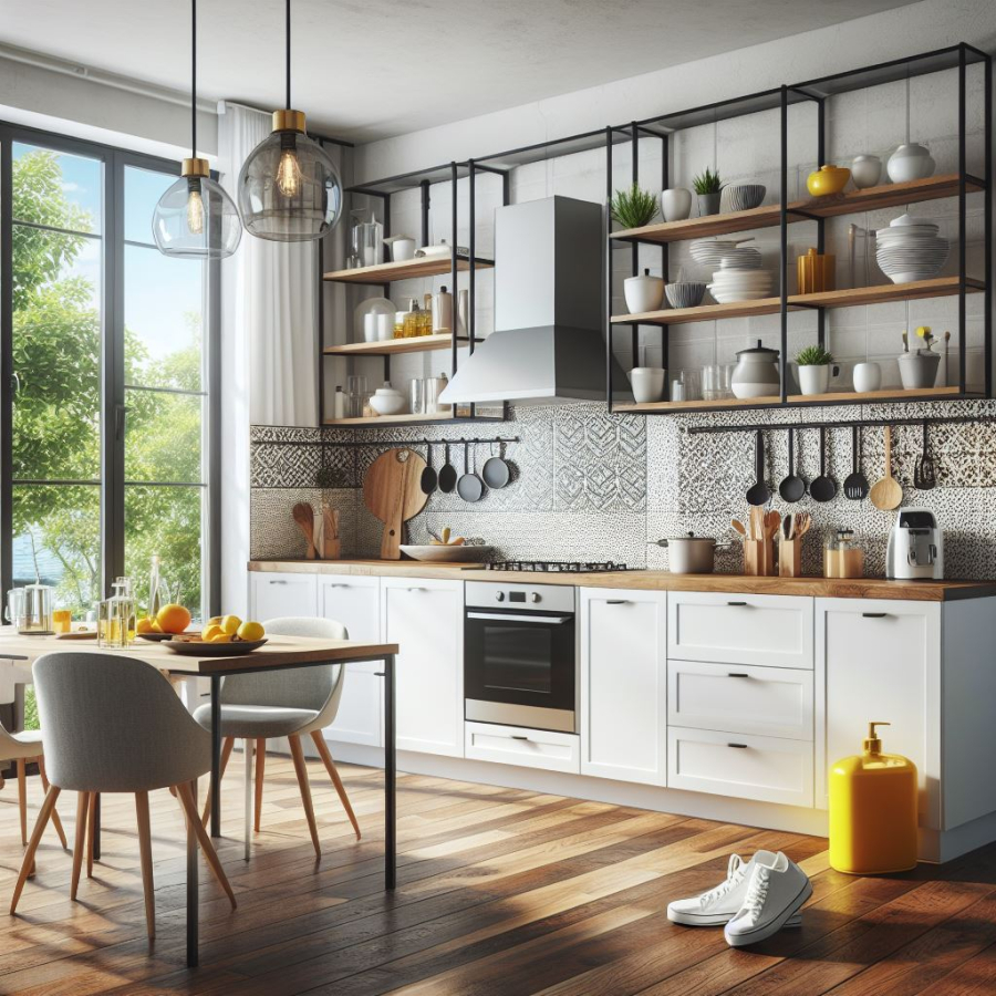 Bếp và chậu rửa không nên đặt cạnh nhau