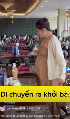  Lan Phương đăng tải khoảnh khắc đời thường khi mang bầu ở tháng cuối của thai kỳ. Cô gặp khó khăn trong quá trình đi lại như bước lên cầu thang, di chuyển lên xuống xe... Đặc biệt, khi rửa bát nữ diễn viên 8x phải chú ý khom lưng để tránh đè vào bụng. Đông đảo khán giả và bạn bè đã gửi lời chúc sức khoẻ tới cô, hy vọng nữ diễn viên sẽ mẹ tròn con vuông trong hành trình sắp tới.    