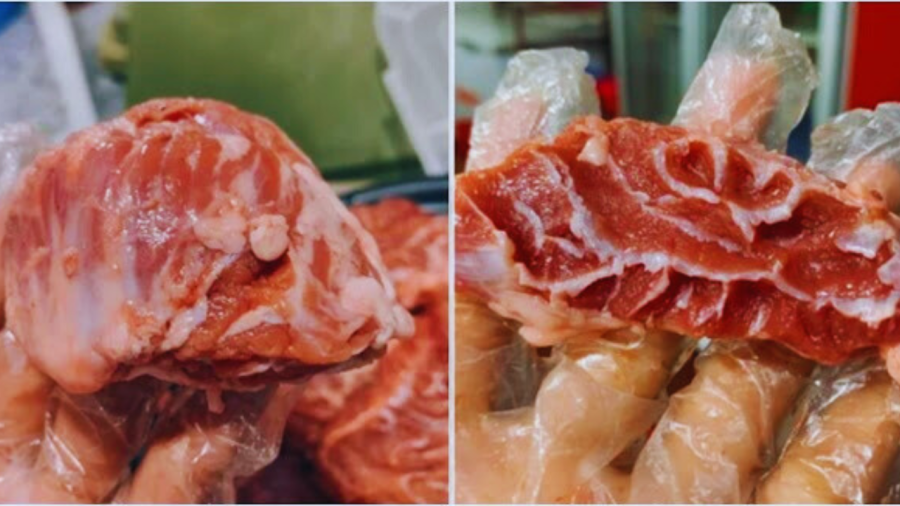 Thịt má đào
