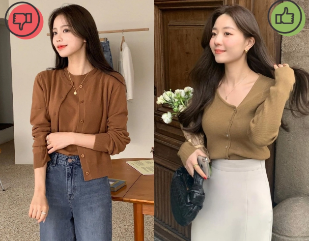 Nâu đậm không phải lựa chọn lý tưởng.