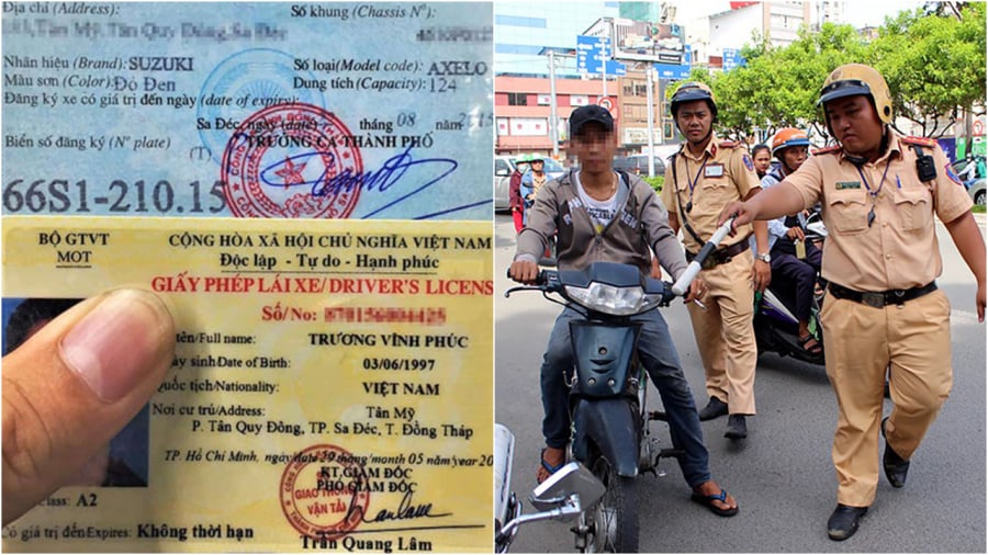 8 trường hợp bị thu hồi giấy đăng ký xe