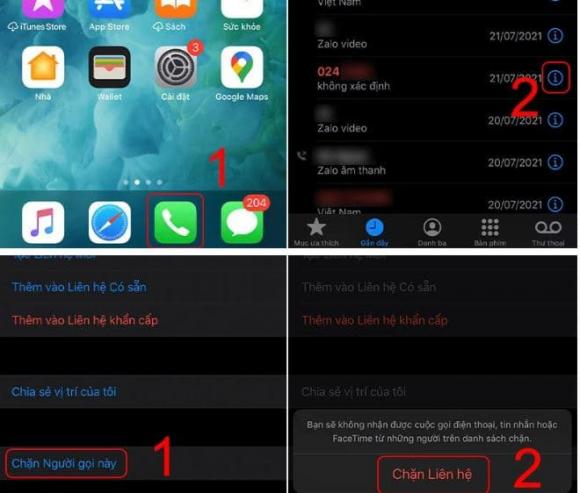Cách chặn cuộc gọi lạ
