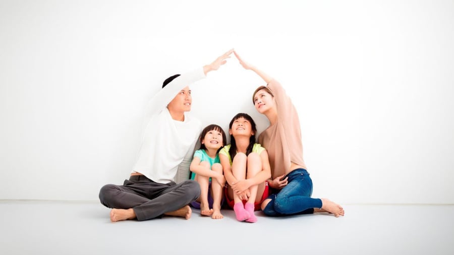 Gia đình yêu thương nhau thì con cái sẽ lớn lên hạnh phúc hơn