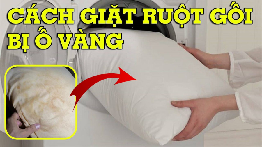 Mẹo giặt ruột gối