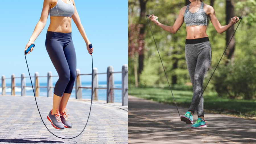 Nhảy dây đúng cách sẽ giúp giảm cân.