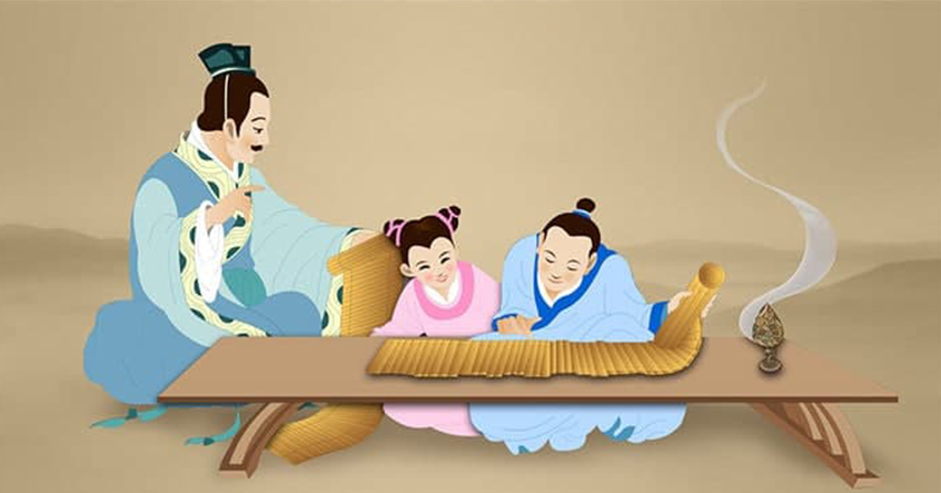  Về tầm nhìn và cấu trúc thì người cha sẽ là tấm gương tốt cho con cái, hướng dẫn các con xác lập đúng quan điểm đúng đắn. (ảnh minh họa)
