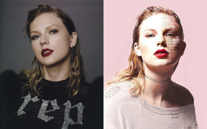 Hãy tạo điểm nhấn bằng eyeliner đen, lớp mascara dày, đôi môi đỏ trầm, bạn sẽ trở thành Swifties chính hiệu. 