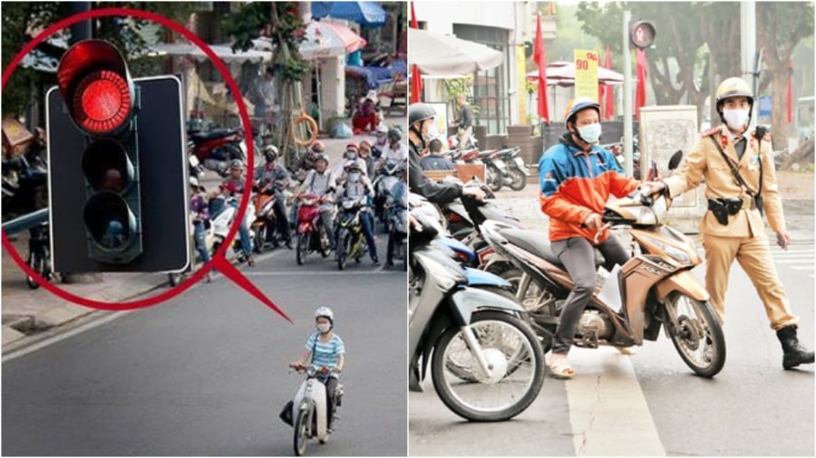 3 tình huống vượt đèn đỏ không hề vi phạm luật giao thông