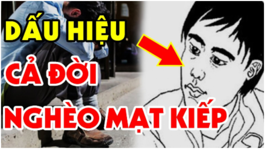 Tướng đàn ông nghèo khổ