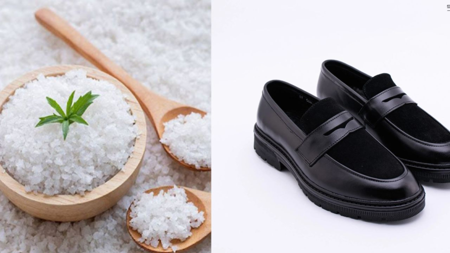 Muối giúp khử mùi hôi giày