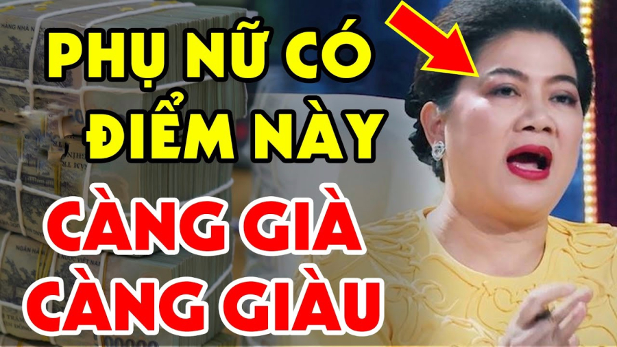 Tướng phụ nữ dễ phát tài