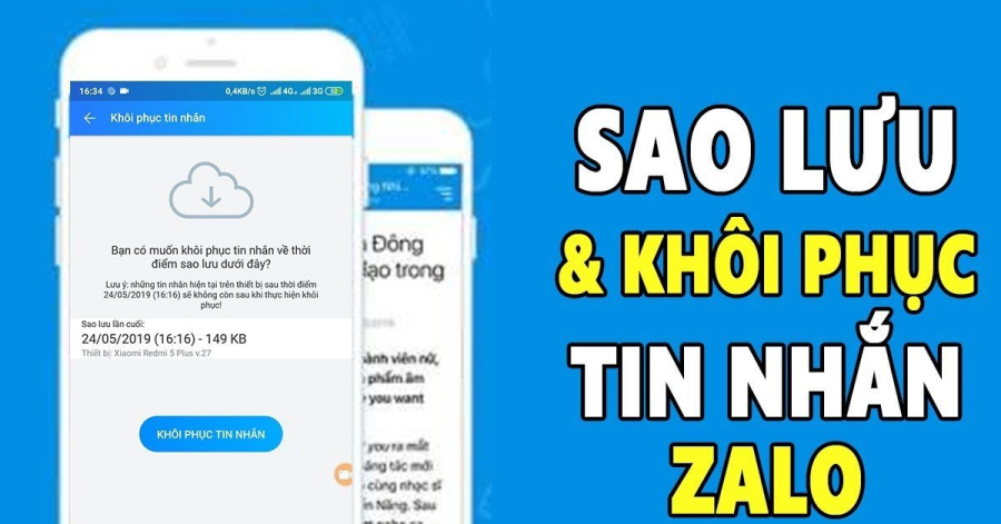 Khôi phục tin nhắn zalo đã xóa
