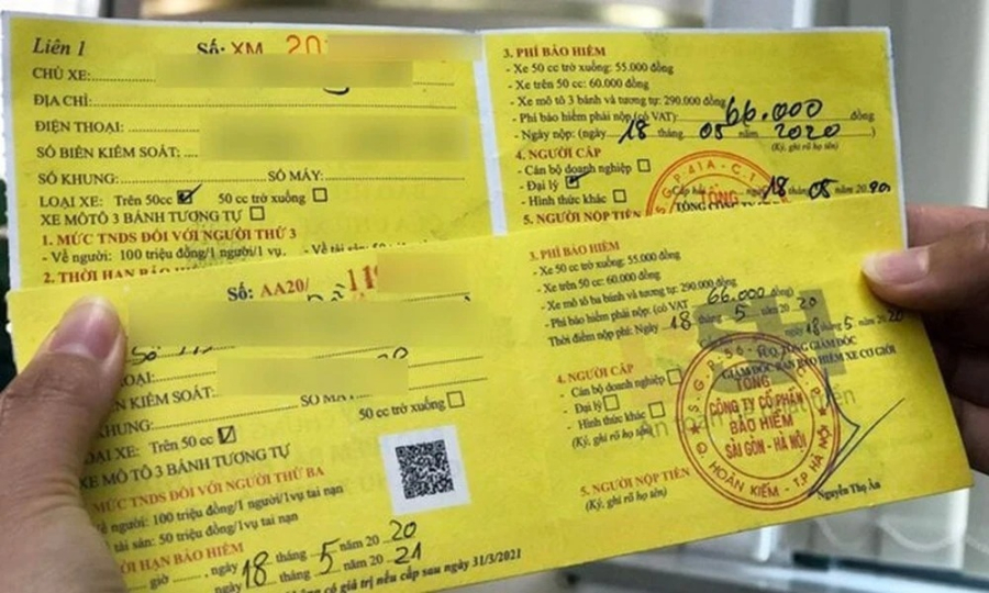 Bảo hiểm xe máy bắt buộc