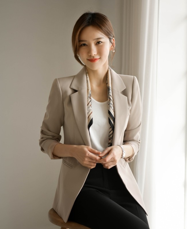 Khi mặc quần âu công sở để không trở nên già nua, hãy mix thêm áo thun trắng. Đừng quên phụ kiện đi kèm giúp sang trọng hóa set đồ như một chiếc khăn lụa họa tiết hay Shbet111 kèo cá cược world cup ngọc trai nhỏ.    
