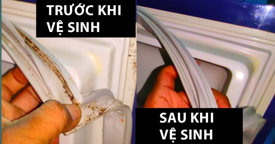 Một số cách làm sạch gioăng cao su tủ lạnh đơn giản
