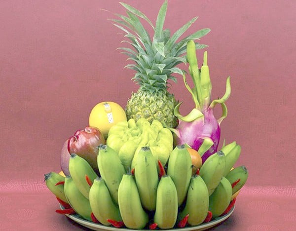 Nải chuối được lựa chọn để thắp hương cũng thường có số quả lẻ.