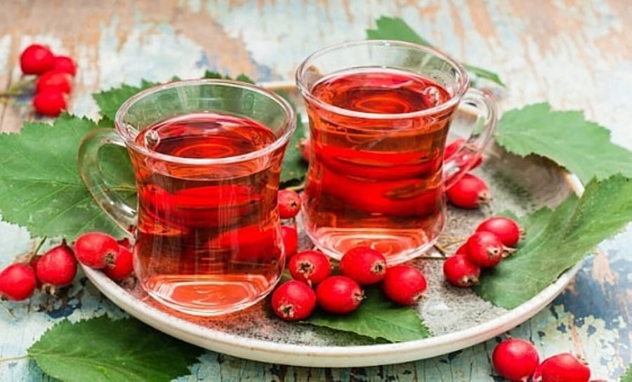 Trà táo gai rất được người già ưa thích