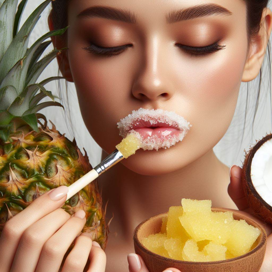 Dứa chứa enzyme tự nhiên có khả năng loại bỏ tế bào chết