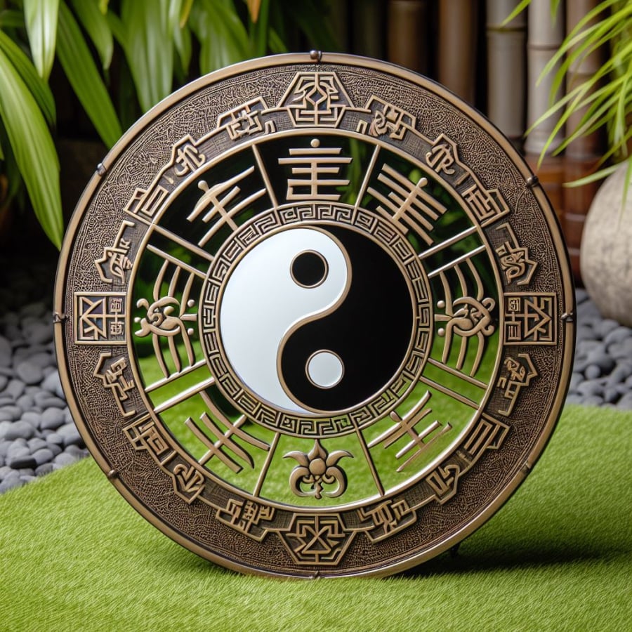 Gương bát quái là một công cụ phong thủy được ưa chuộng để mang lại may mắn và bảo vệ