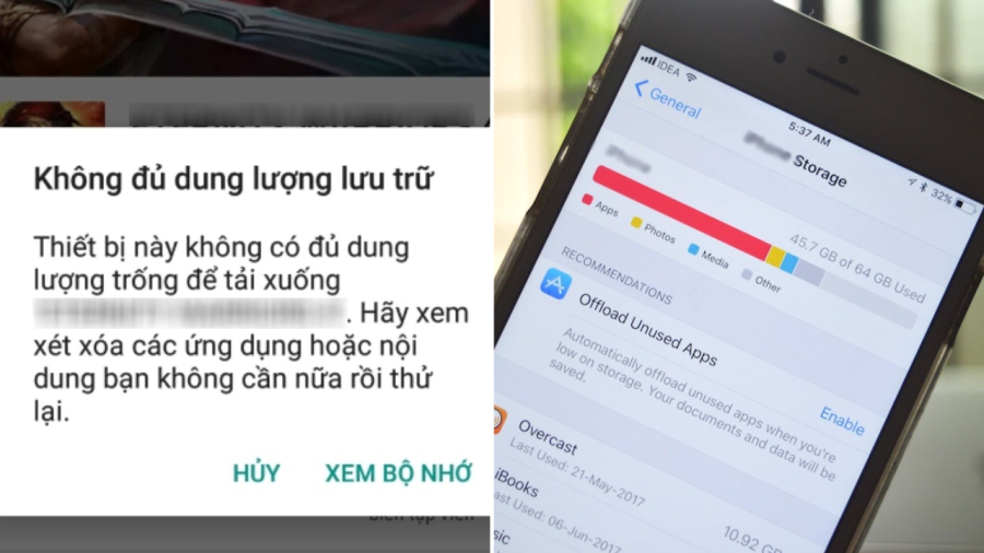 Có nhiều cách khác nhau giúp bạn giải phóng bộ nhớ điện thoại.