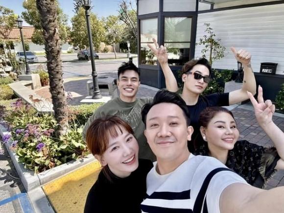 Lê Dương Bảo Lâm đang có chuyến đi Mỹ cùng Trấn Thành và hội bạn.    
