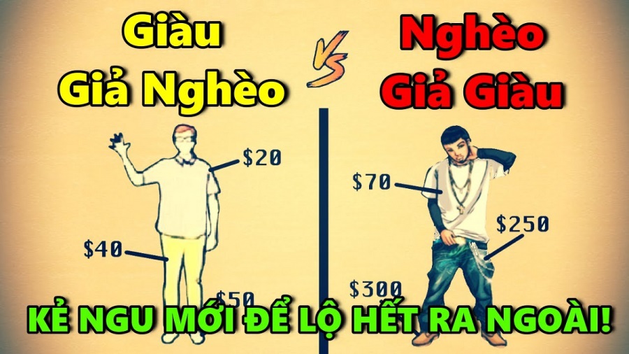 Khoác lên người tấm áo “giàu sang” giúp họ bảo vệ lòng tự trọng của mình.