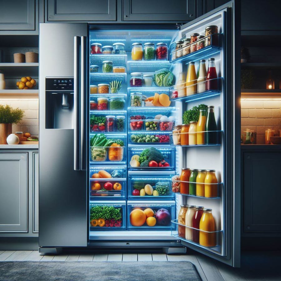 Hãy rút nguồn điện trước khi vệ sinh tủ lạnh