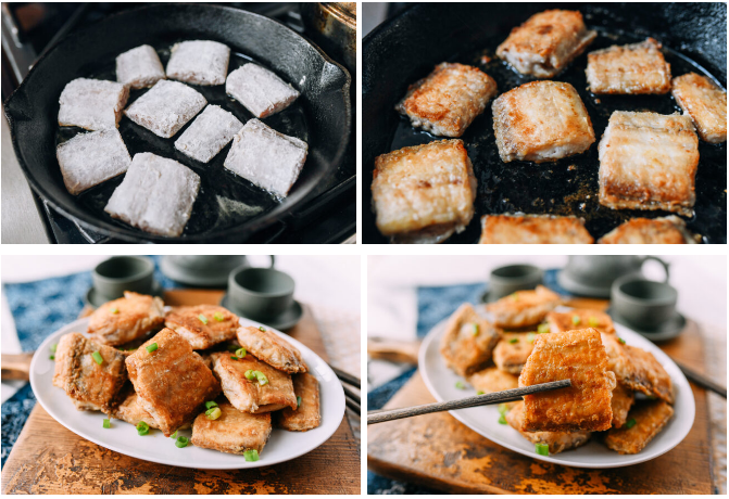 Áp chảo cá hố vàng giòn