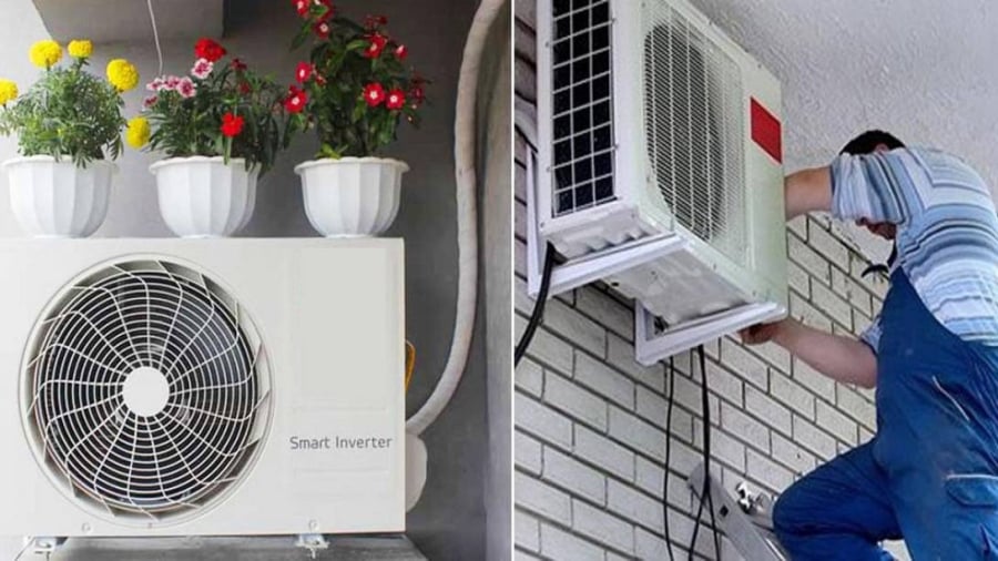 Chọn vị trí sao cho cục nóng thấp hơn cục lạnh là tốt nhất, nếu cao hơn bạn hãy yêu cầu nhân viên kỹ thuật thiết kế bẫy dầu cho tốt, khoảng cách cao hơn không quá 8m.    