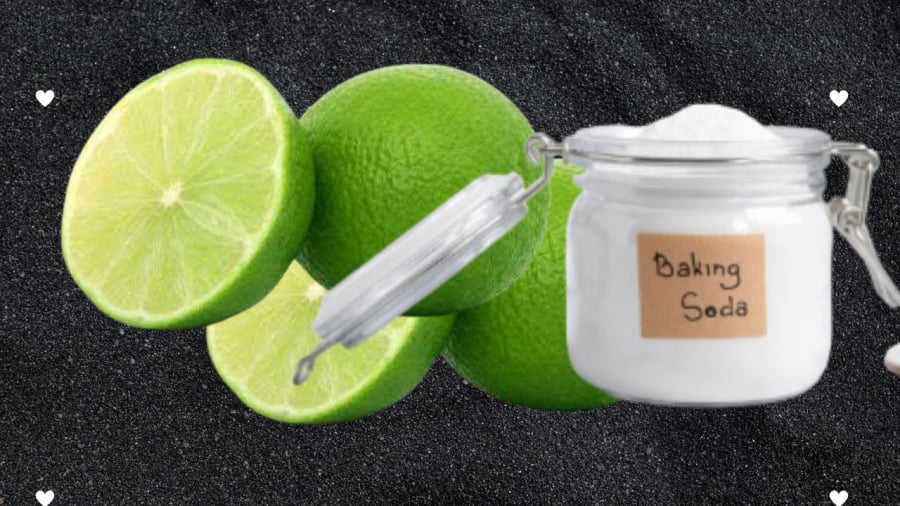 Baking soda, chanh cũng là cách tẩy vết rỉ sét tốt
