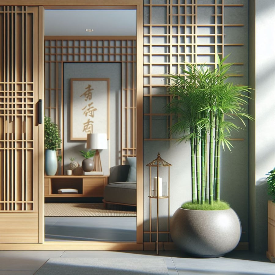 Việc trồng cây trúc ở gần cửa chính hoặc cửa sổ không được khuyến khích
