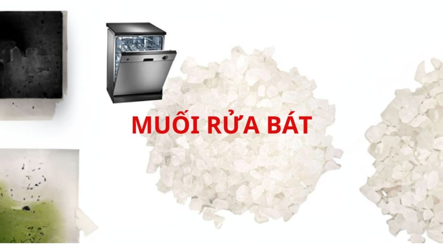 Muối rửa bát là loại muối chuyên dụng không phải muối ăn